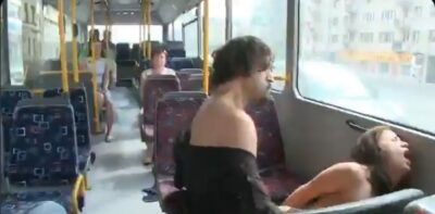 Having sex on public bus